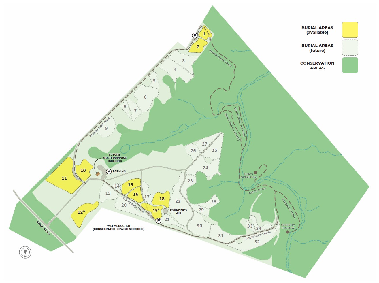 map Aerial view of Serenity Ridge property